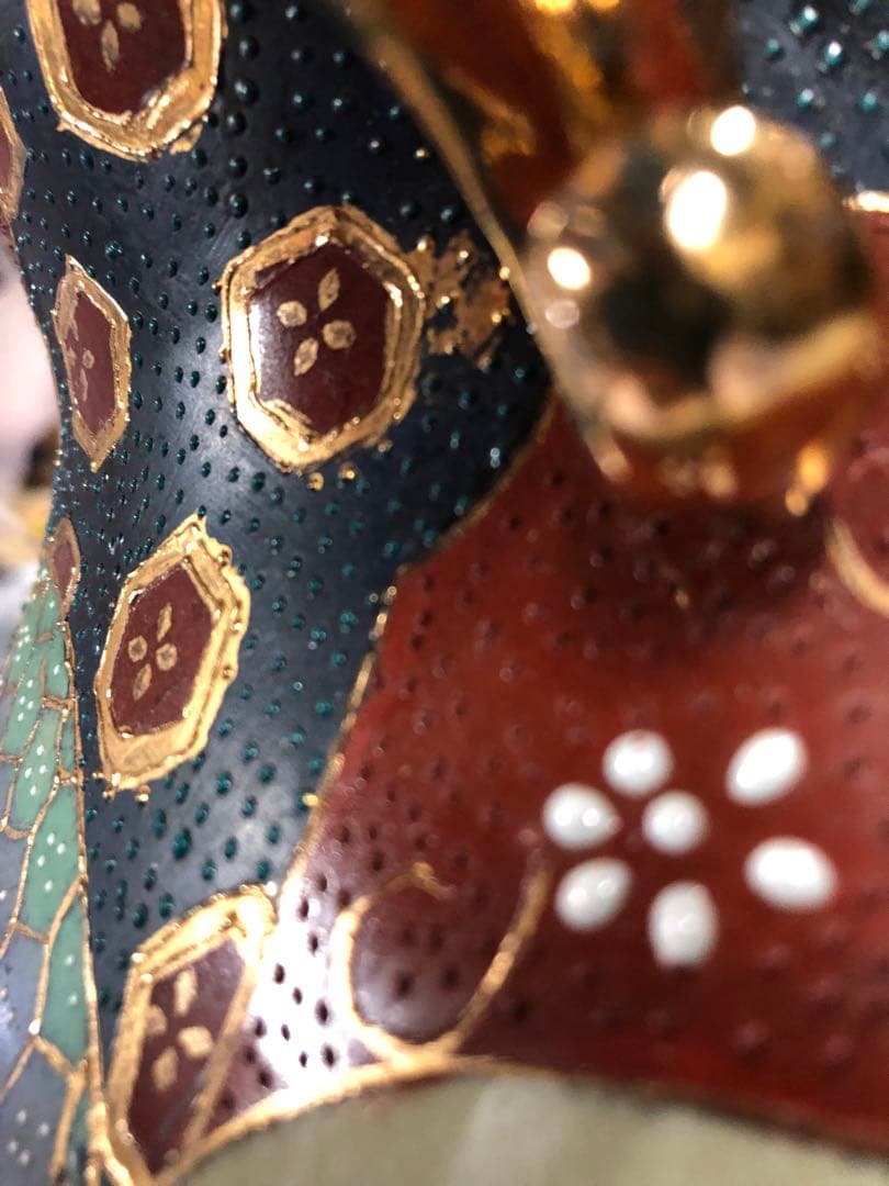 い*ち様 業者買取品！昭和レトロ 飾壺 沈香壺 孔雀 金彩飾 花瓶 花器 壺 華