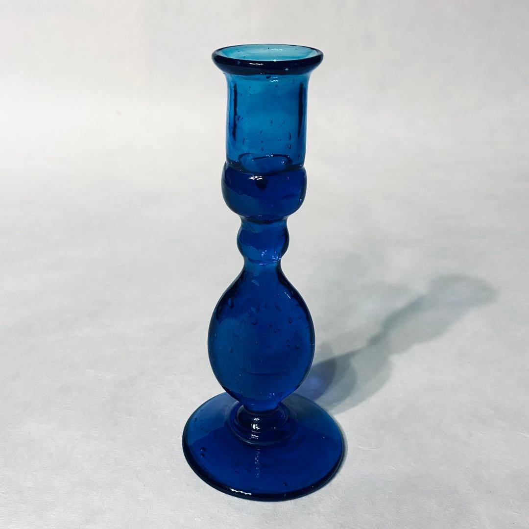 倉敷ガラス　小谷真三　キャンドルスタンド　民藝