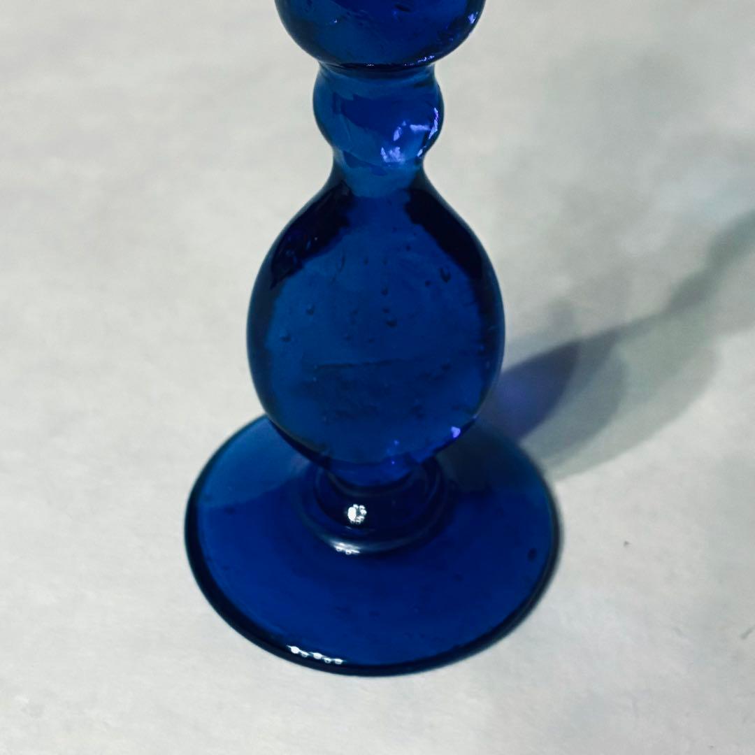 倉敷ガラス　小谷真三　キャンドルスタンド　民藝