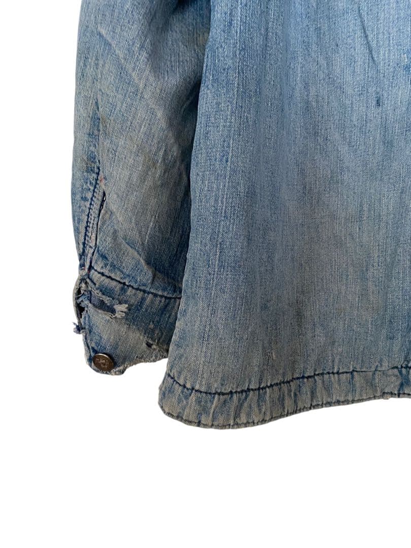 ボロ　PAYDAY 50s 襟コーズ デニムカバーオール ブランケット