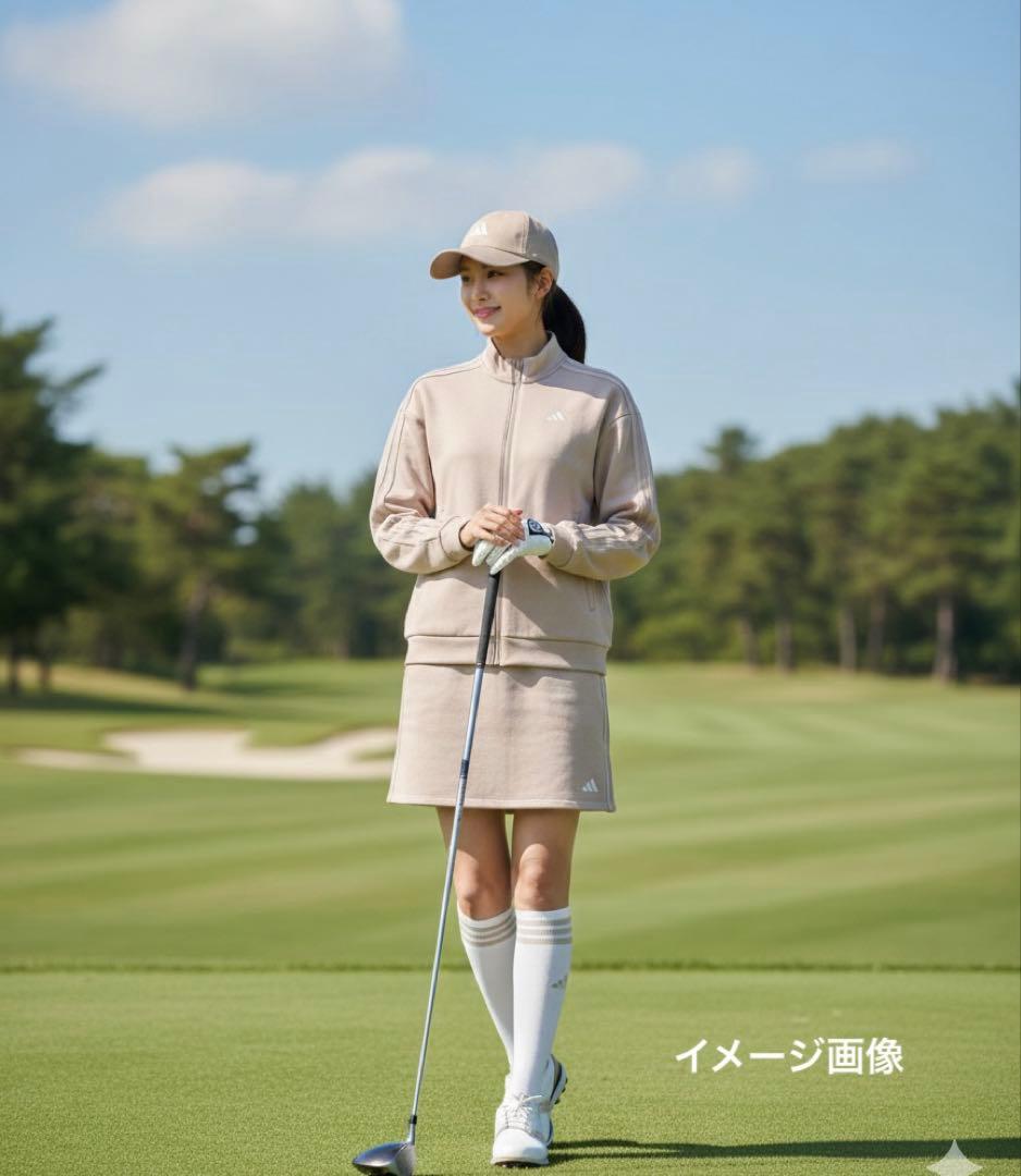 く　アディダス ゴルフ セットアップ ジャケット＆スカート Lサイズ