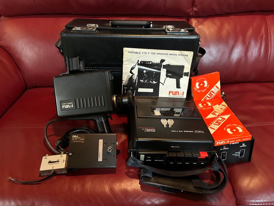 フナイ ポータブル VTR F-703V レトロ　カメラ