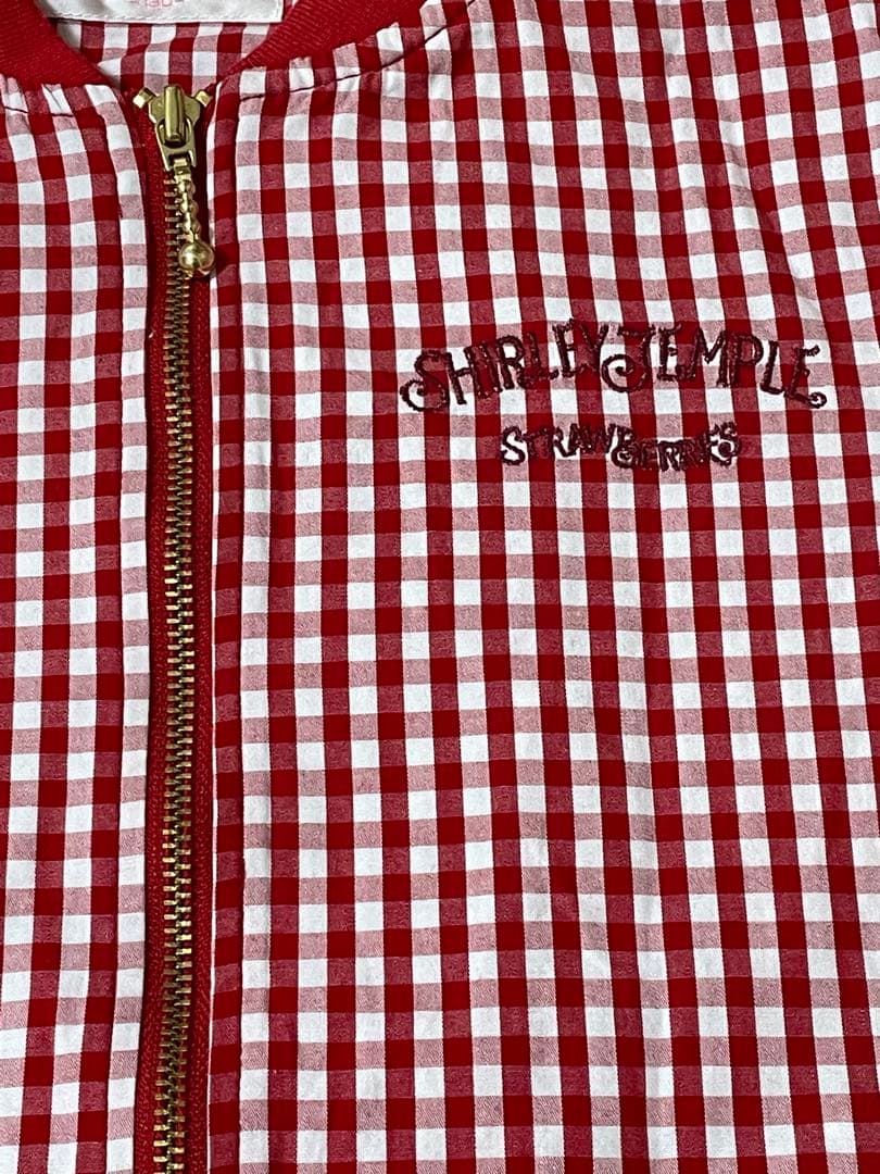 シャーリーテンプル いちご　ジャケット＆スカート セットアップ　130