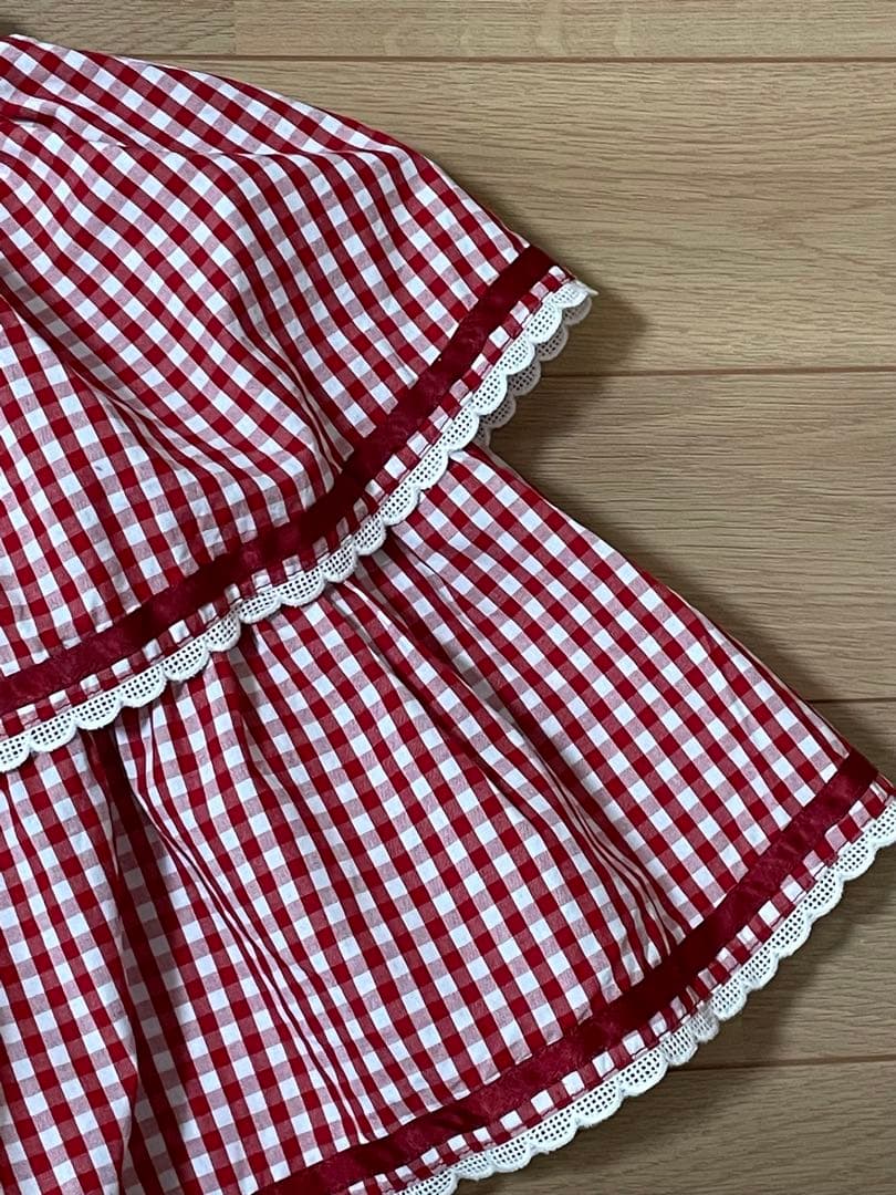 シャーリーテンプル いちご　ジャケット＆スカート セットアップ　130