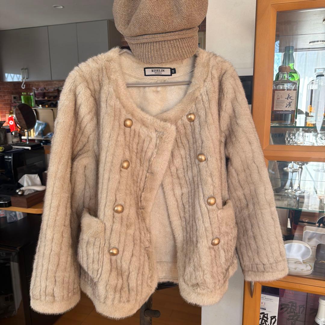 ミンクファー・カシミヤジャケット