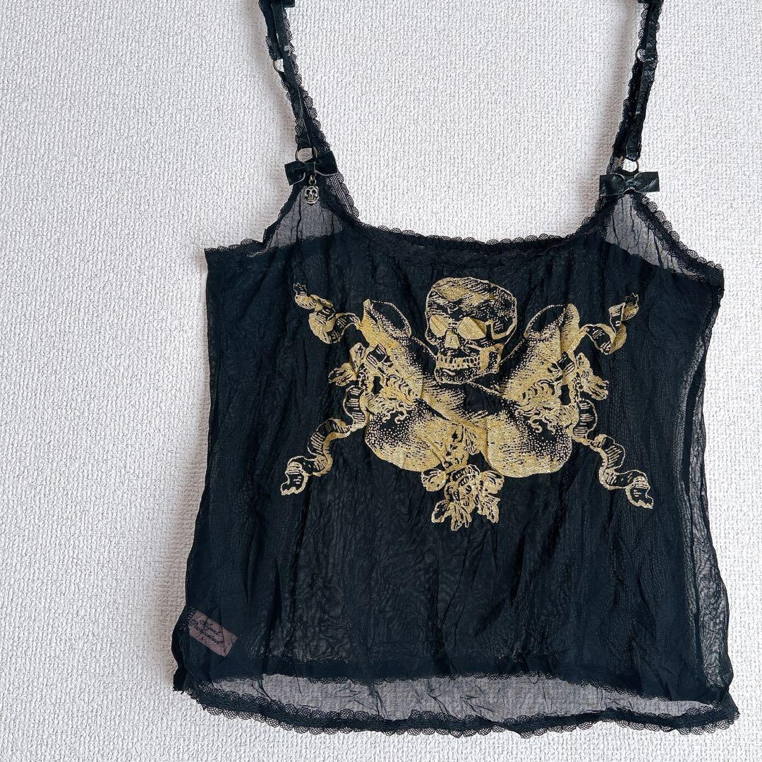 レア Agent Provocateur【L】キャミソール スカル /ドクロ