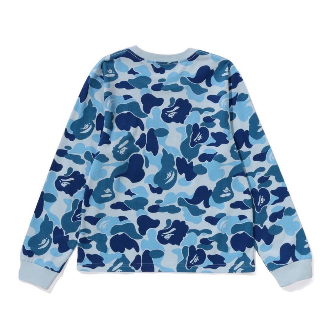 トップス A BATHING APE COMO COLLEGE LS TEE