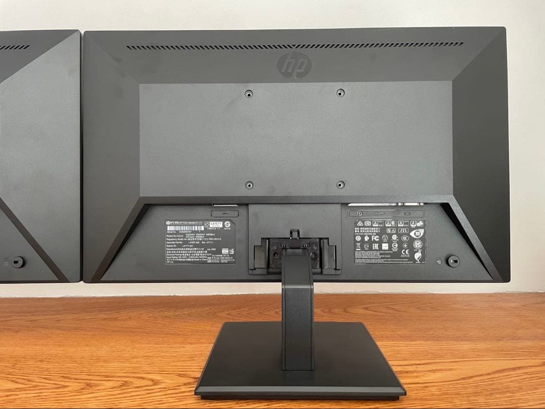 HP 21.5インチ　IPS液晶モニター　P224 2台