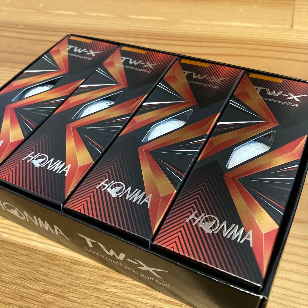 ホンマ　TW-X ツアーワールド ホワイト　5ダース　ゴルフボール※