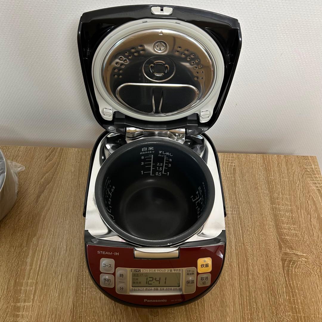 【最短当日発送】パナソニック IH 炊飯器 5.5合 交換パーツ付