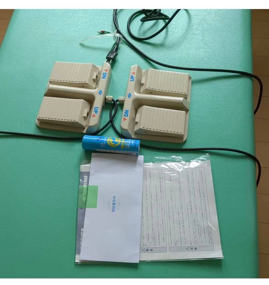 電動昇降マッサージテーブル ミントグリーンヒデピョン