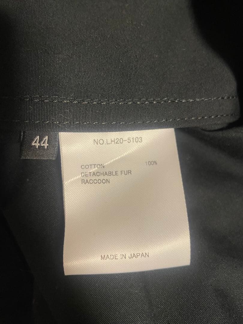 ★LITHIUM HOMME ★モッズコート/ブラック44