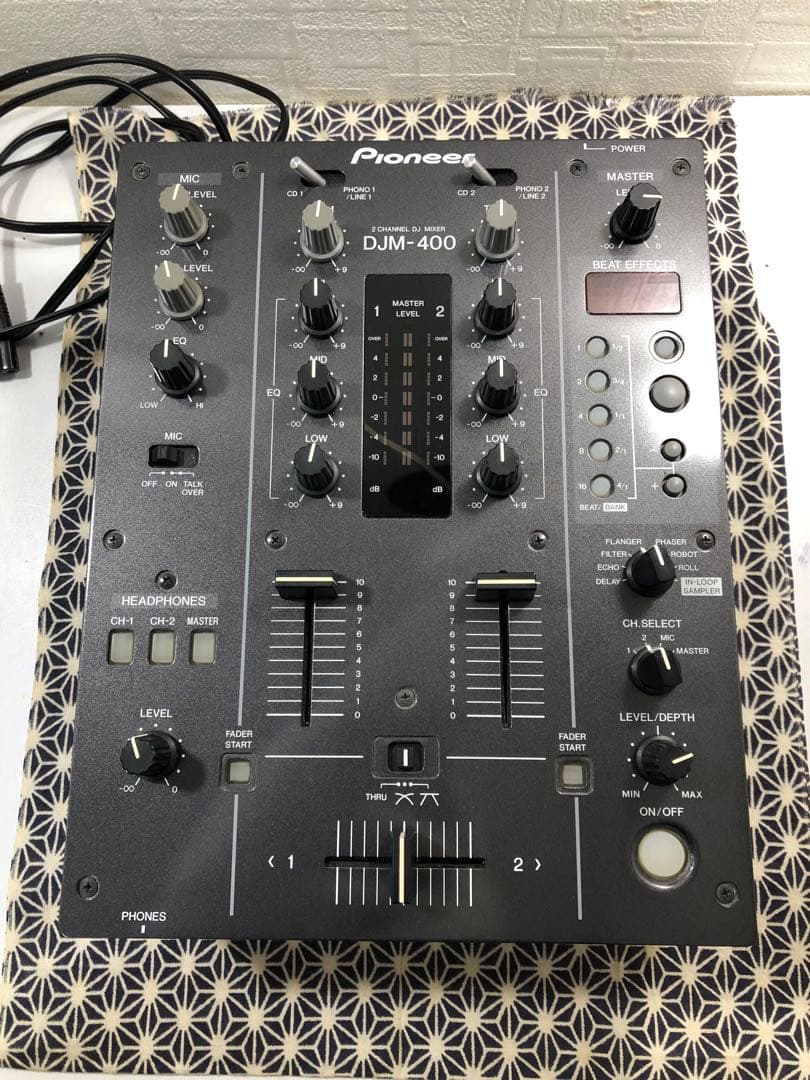 pioneer dj パイオニア　DJM-400 縦横フェーダーメンテナンス