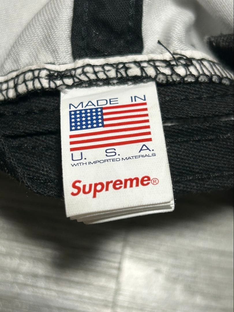 値下げ！　supreme License Plate 6-Panel ブラック