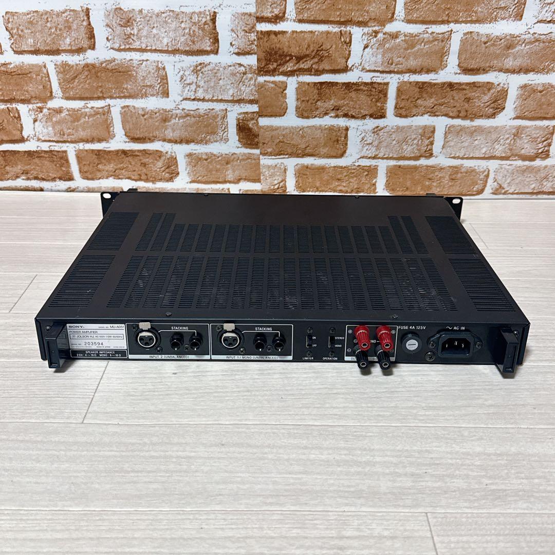 SONY パワーアンプ MU-A051 ソニー