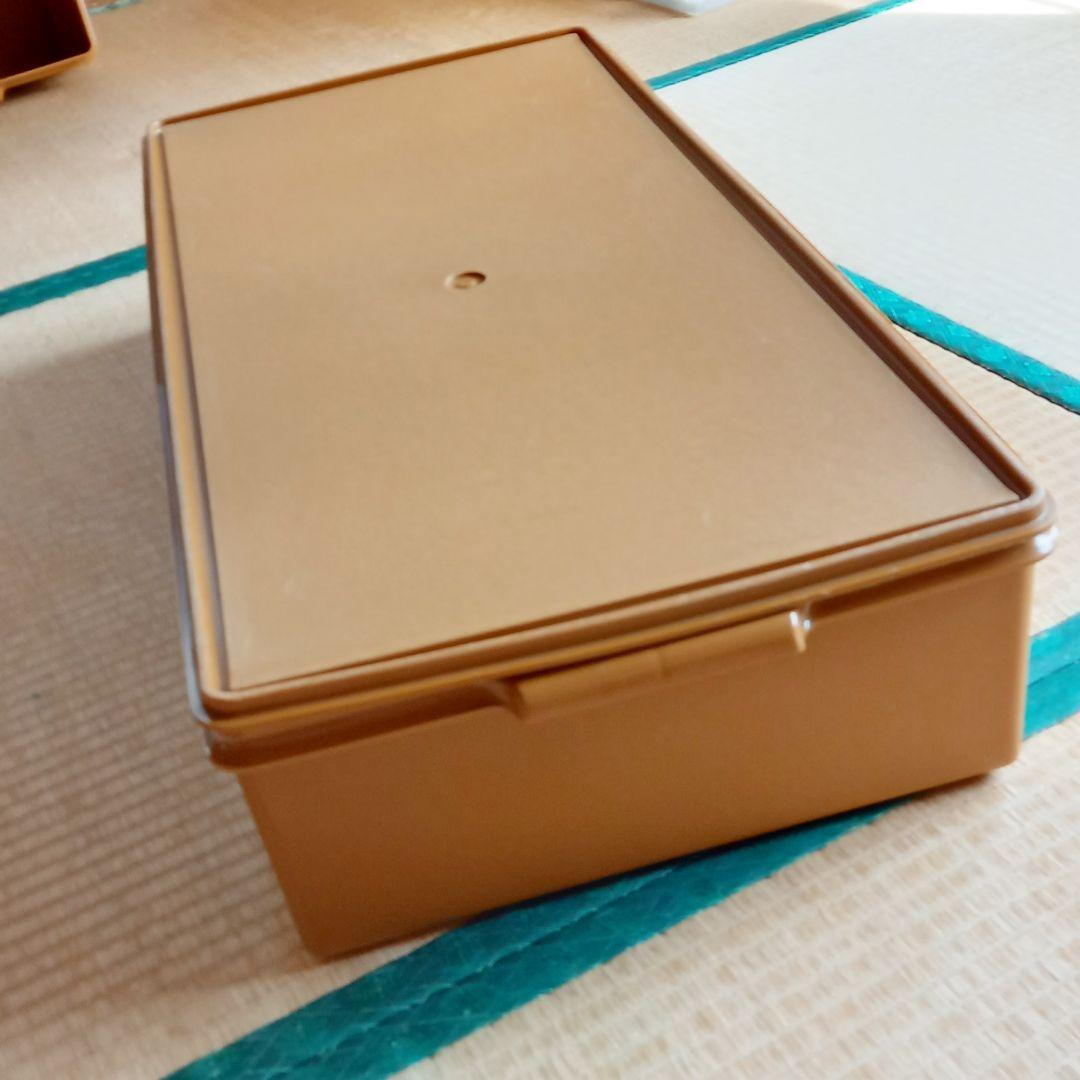 タッパーウェア　ロングスーパーケース　セピア　衣装ケース　収納ケース　タッパー