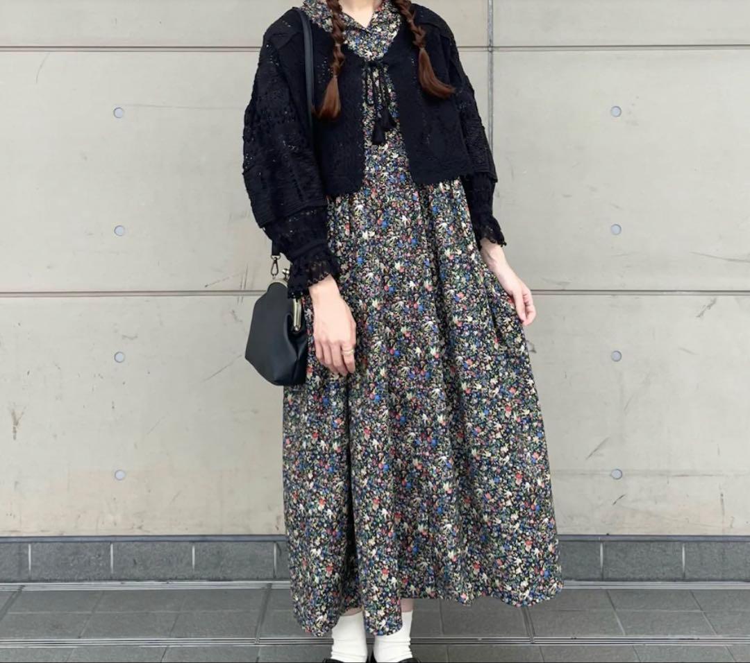 ★最終価格★新品ツハルリバティ　Bird song柄ワンピース