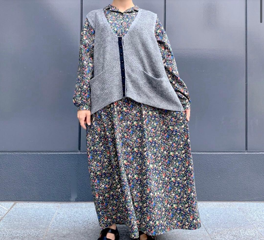 ★最終価格★新品ツハルリバティ　Bird song柄ワンピース