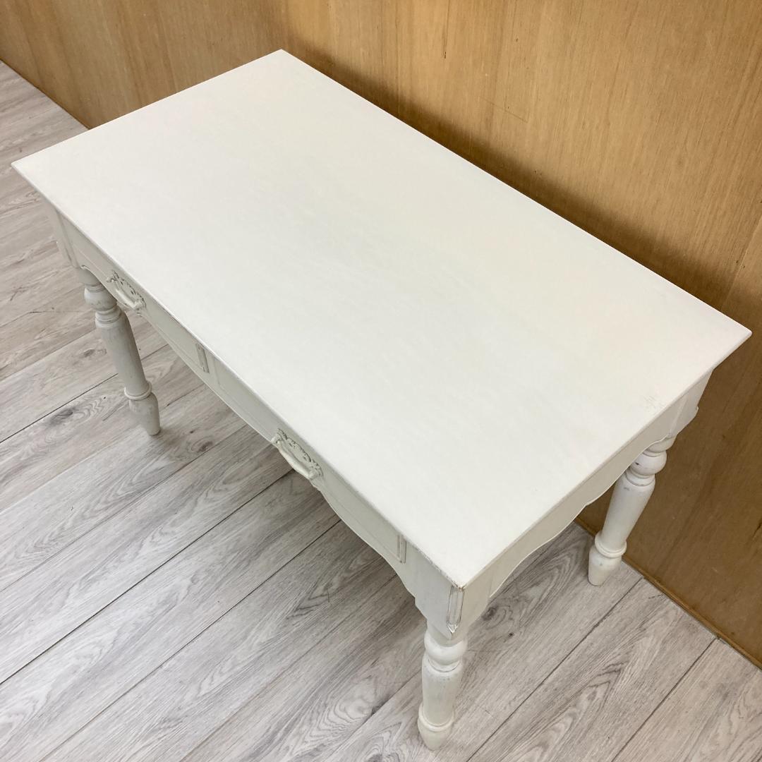 展示品　起立木工　パイン材　姫系　アンティーク調　デスク　机