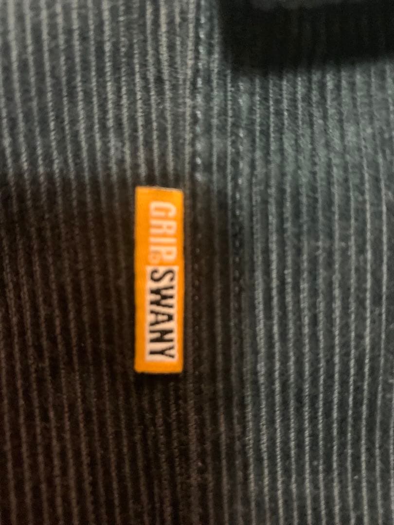 GRIP SWANY コーディロイブッシュパンツ ダークグレー Ｌ　25AW