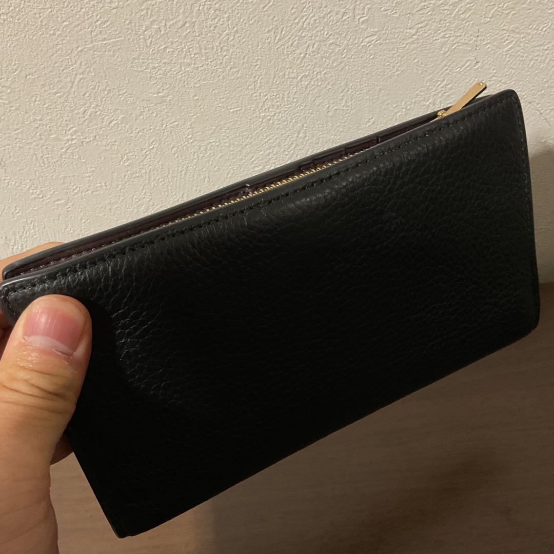 Jamii 未使用品 美品 コーチ レザー ロゴ エンベロープ 長財布②