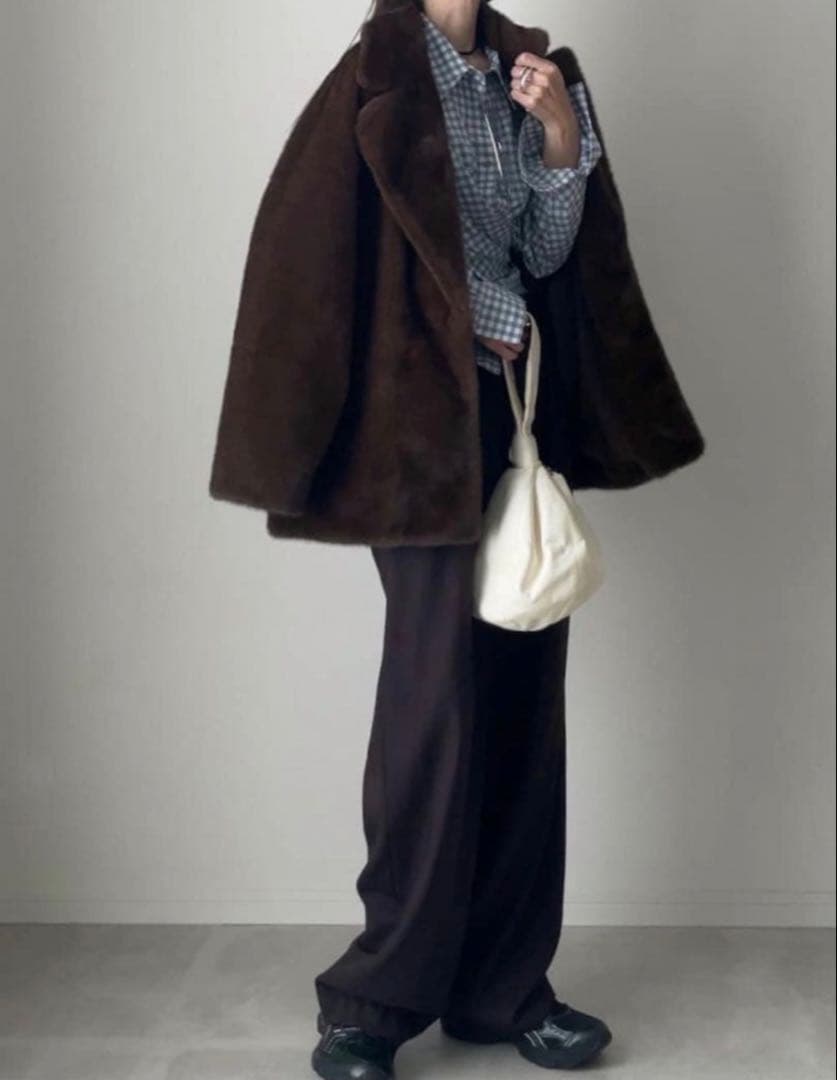 ★本日値下げ★早い者勝ち★anuke★Eco Minkfur Jacket 36