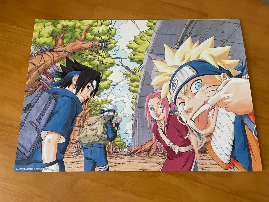 ナルト　イラストポスターコレクション 8枚セット　ジャンプ展　NARUTO