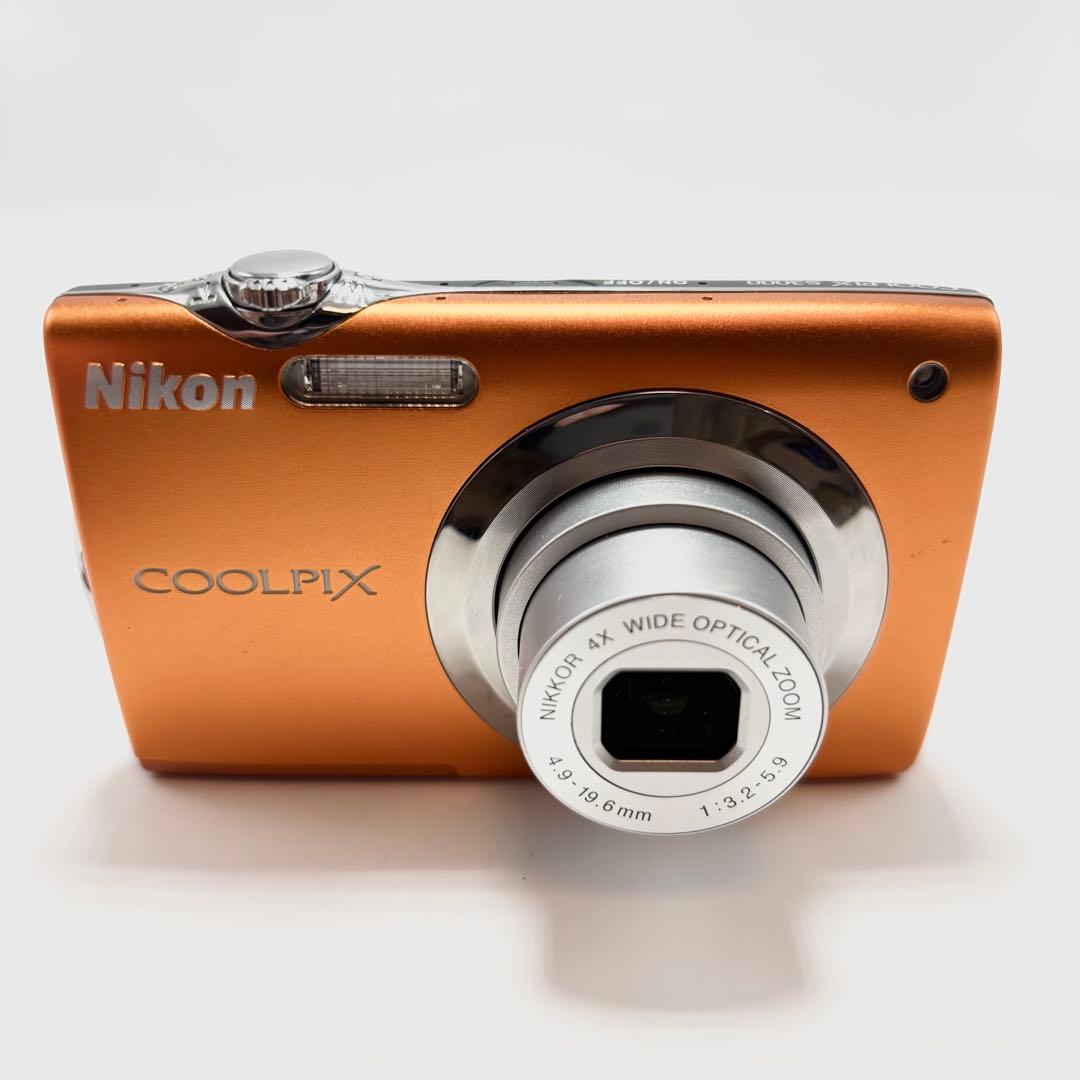 【週末限定値下げ】【美品】Nikon COOLPIX S3000 オレンジ
