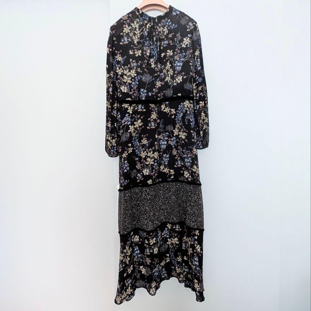 JILL STUART ジルスチュアート　ミックスフラワープリントワンピース　4