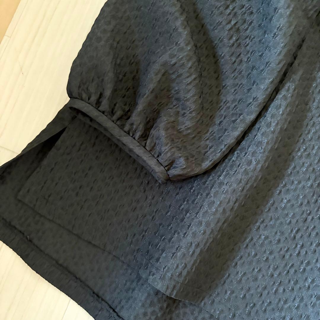 2023年　エムズグレイシー　リボン付きチュニックブラウス