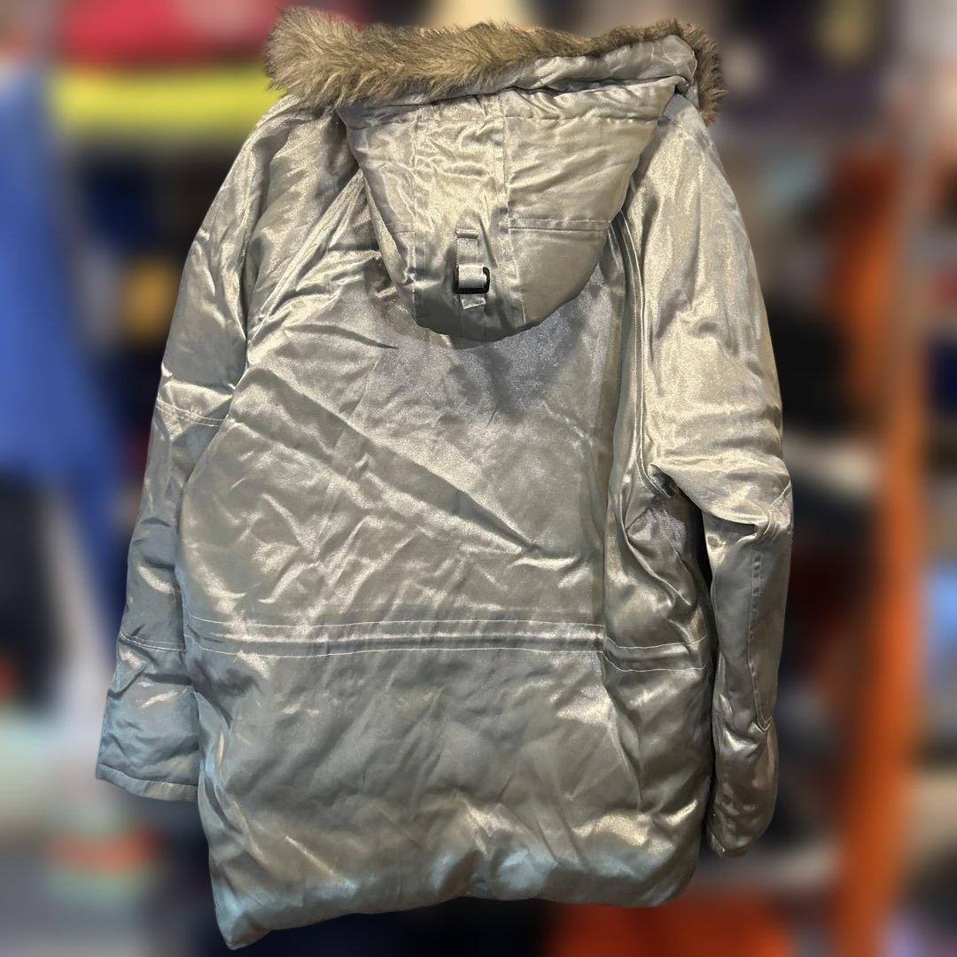 激レア　ASAHI SUPER DRY シルバー ミリタリージャケット　N-3B