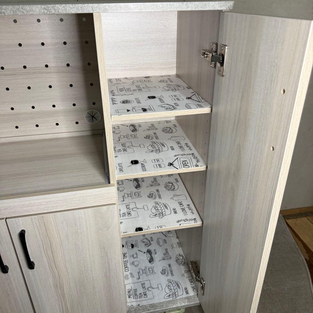 【889】【美品】レンジボード・キッチン収納