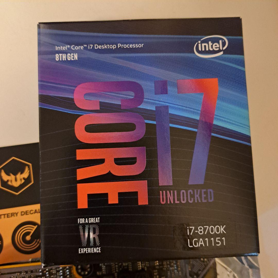 【動作品】ASUS TUF Z370-PLUS GAMING とi7-8700K