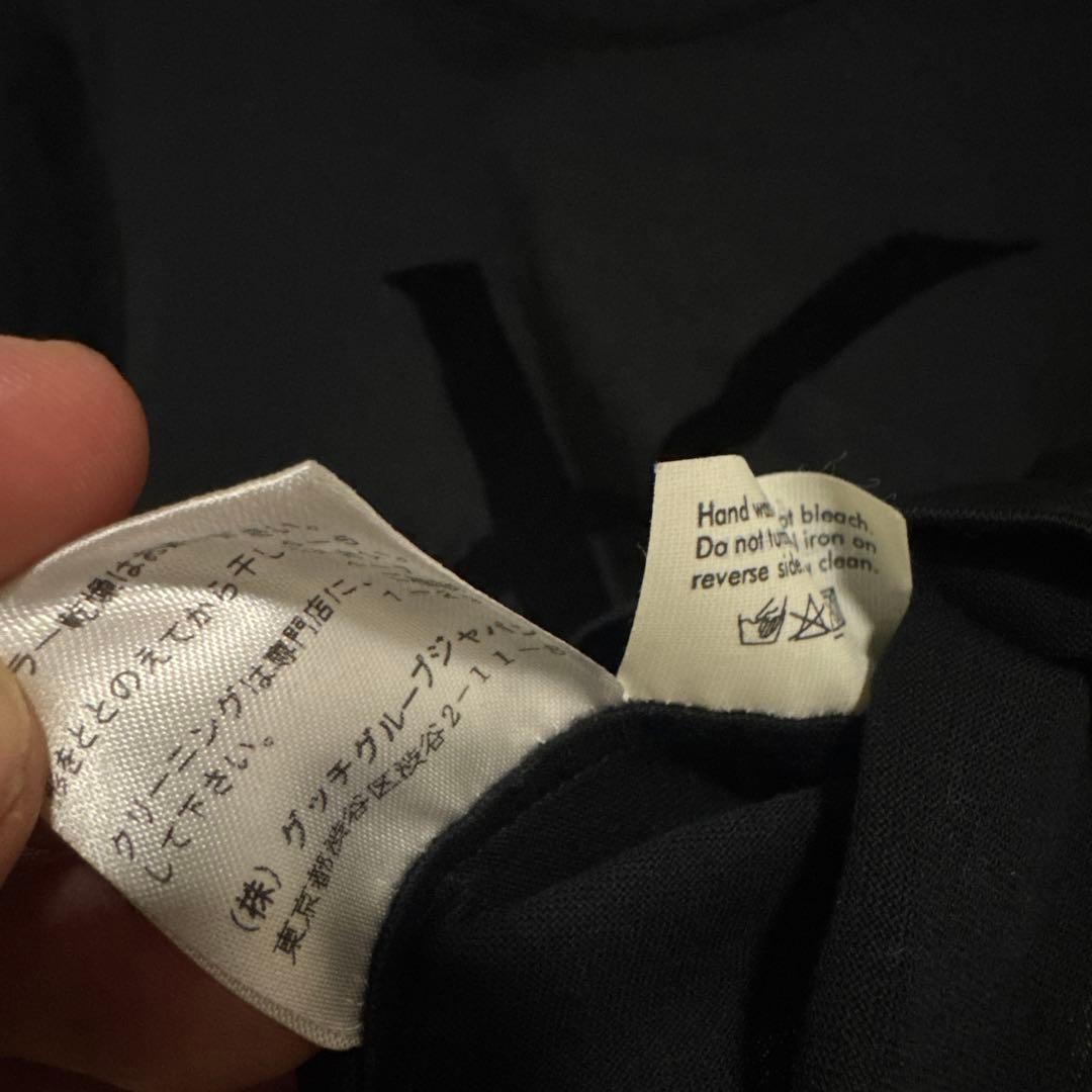 美品 イブサンローラン Yves Saint-Laurent　長袖 Tシャツ 黒