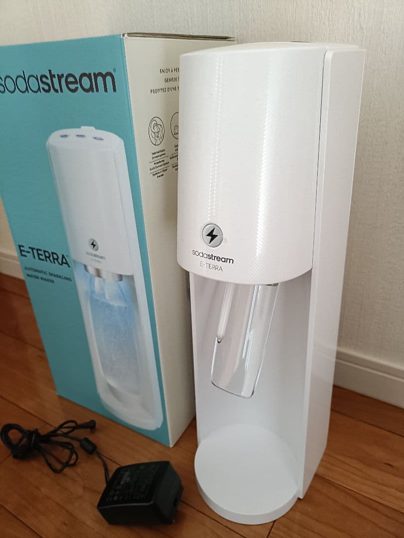 予備シリンダー有 sodastream E-TERRA ソーダストリーム イーテ