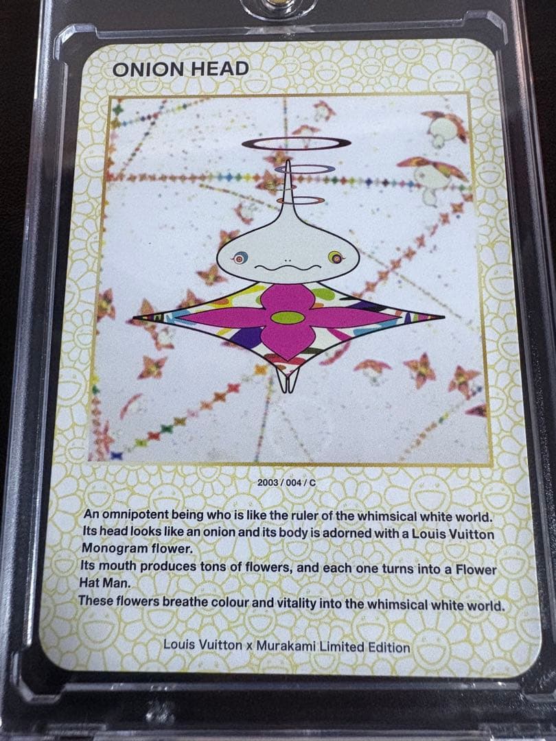 村上隆　ルイヴィトン　ONION HEAD トレーディングカード