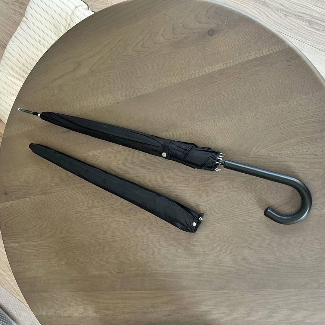 【新品未使用】シャネルCHANEL 長傘90センチ　ココマーク　ブラック　黒柄