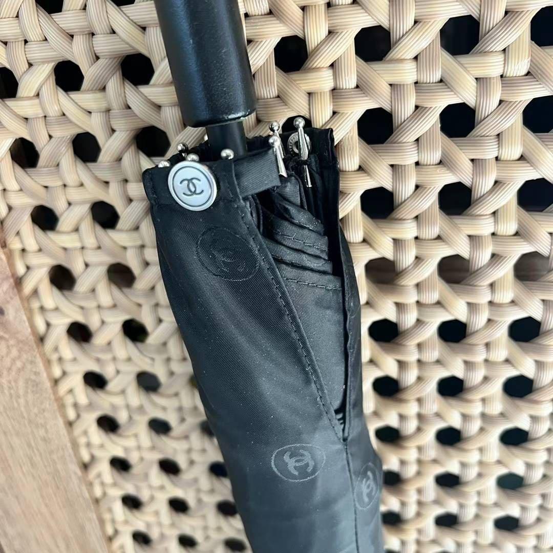 【新品未使用】シャネルCHANEL 長傘90センチ　ココマーク　ブラック　黒柄