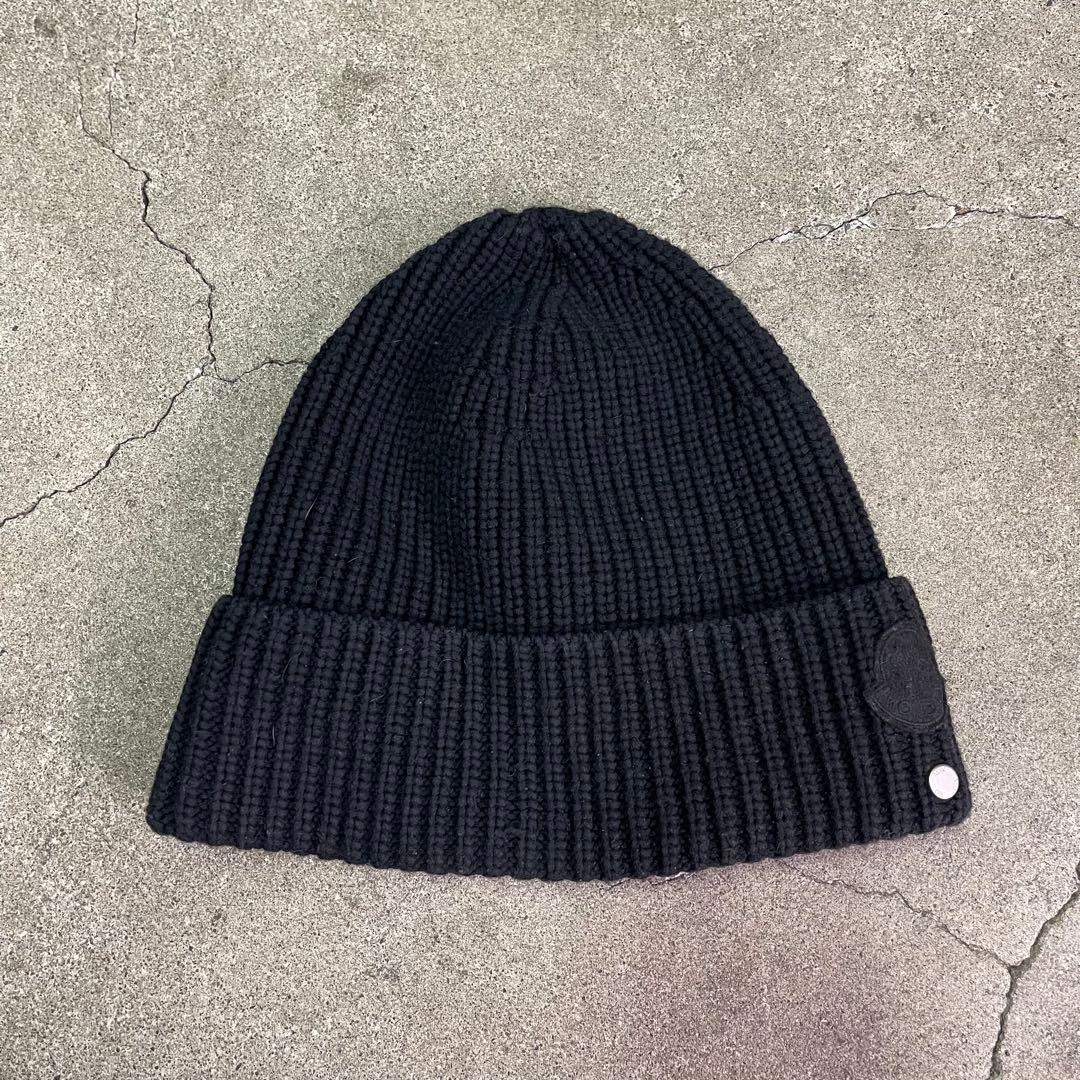MONCLER BERRETTO モンクレール ニットキャップ ブラック