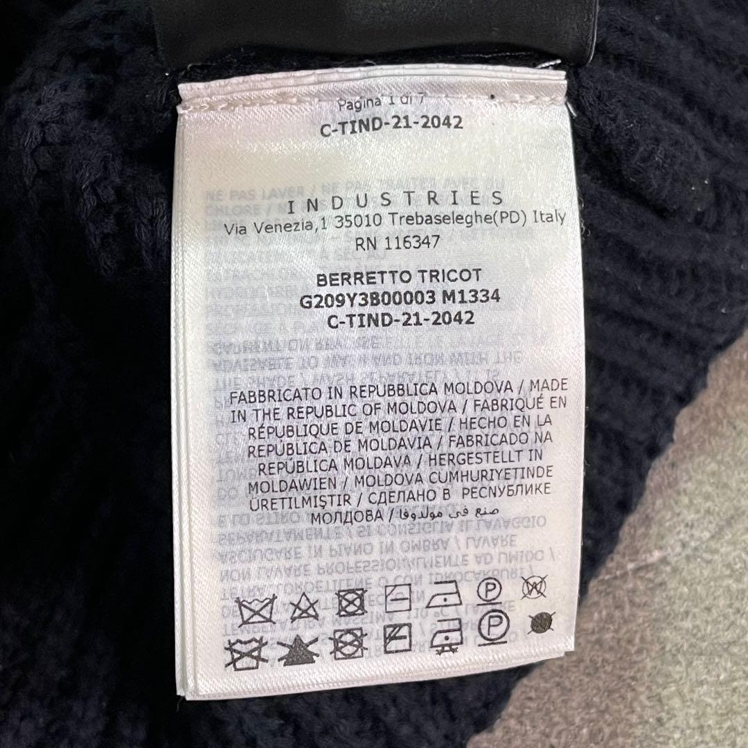 MONCLER BERRETTO モンクレール ニットキャップ ブラック