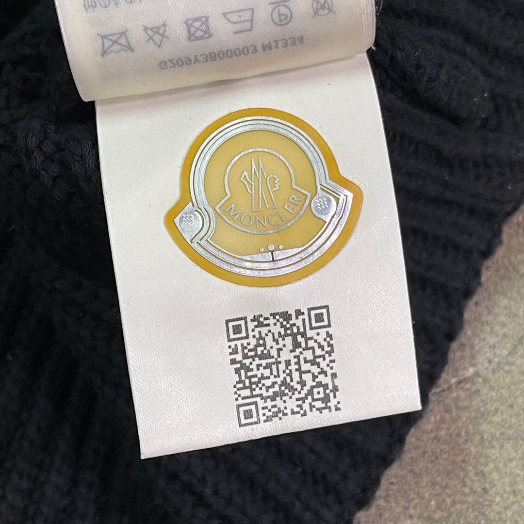 MONCLER BERRETTO モンクレール ニットキャップ ブラック