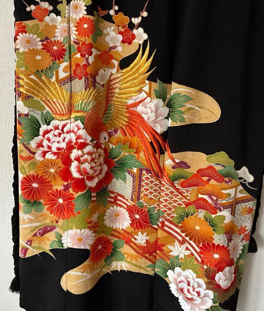 留袖リメイク ボレロ付きワンピース