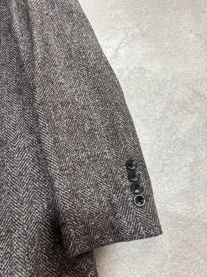 【状態良】ユナイテッドアローズ　ダブルテーラードジャケット　ブラウン系　46