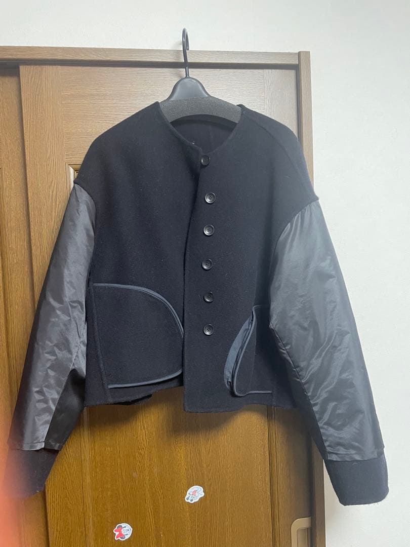 即完売品 soyy. switch me coat ネイビーブラック