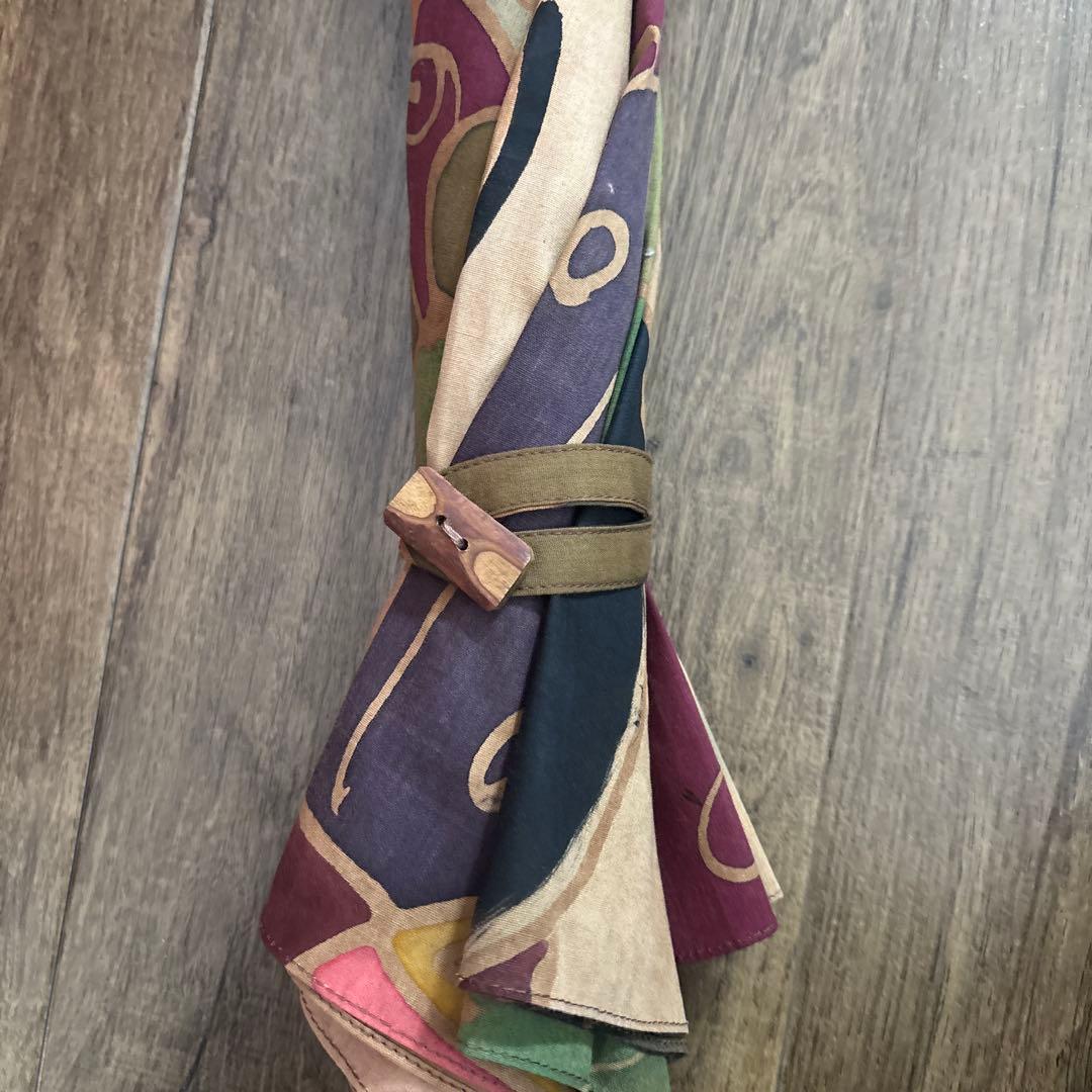 古布　のぼり旗　リメイク　日傘