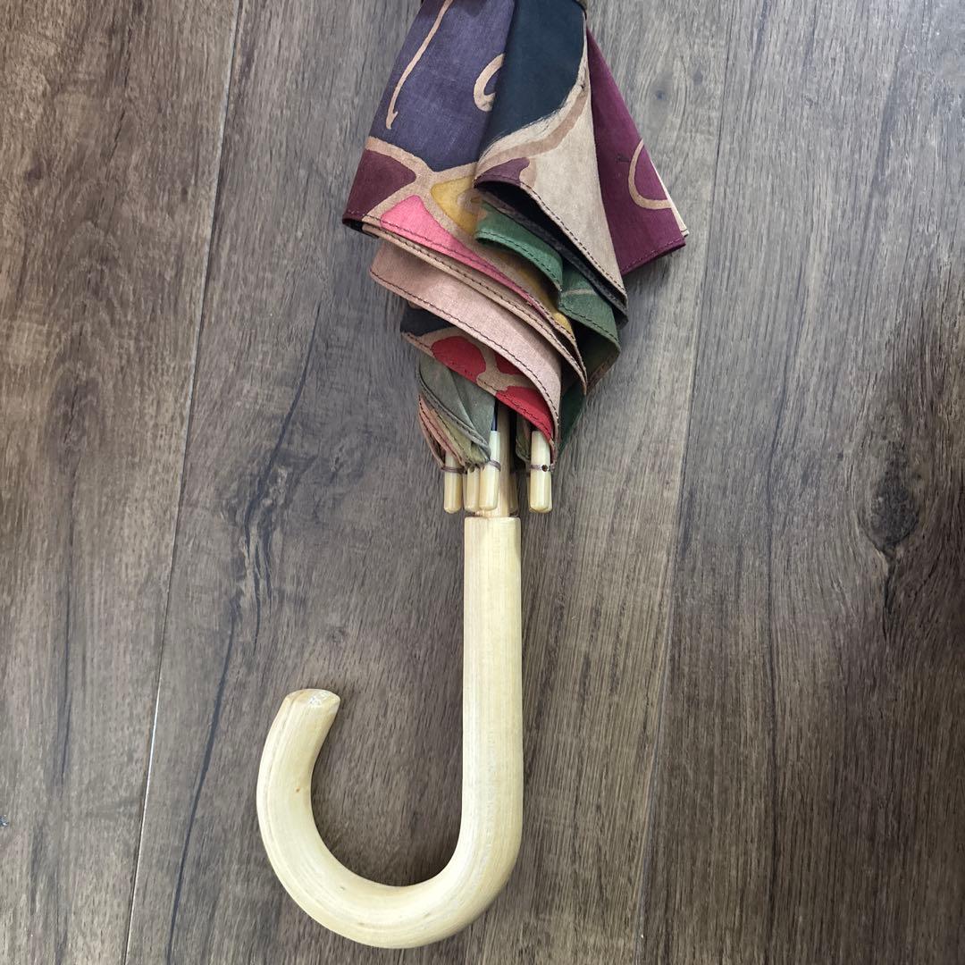 古布　のぼり旗　リメイク　日傘