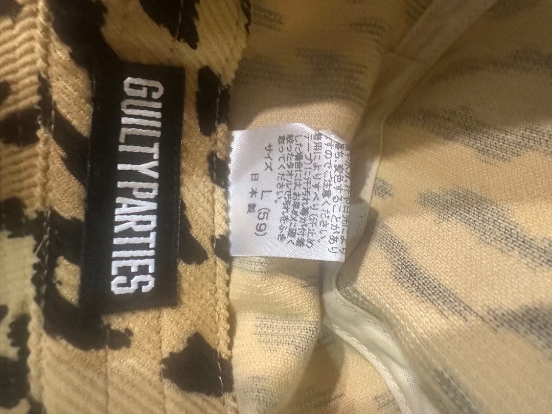 ワコマリア　バケットハット　レオパード柄