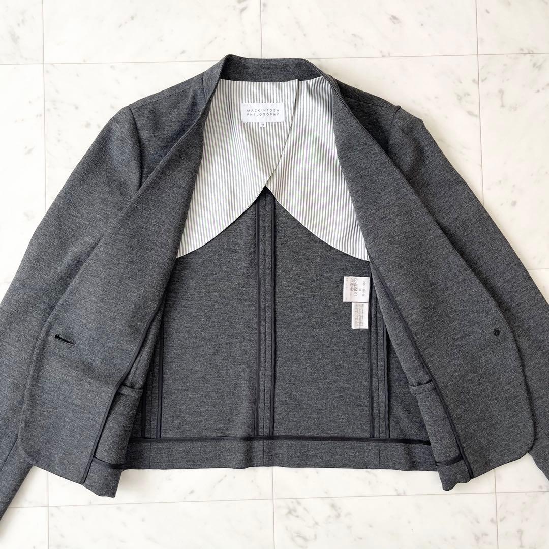 美品♪ マッキントッシュフィロソフィー　スカートセットアップ　カラーレス　フレア