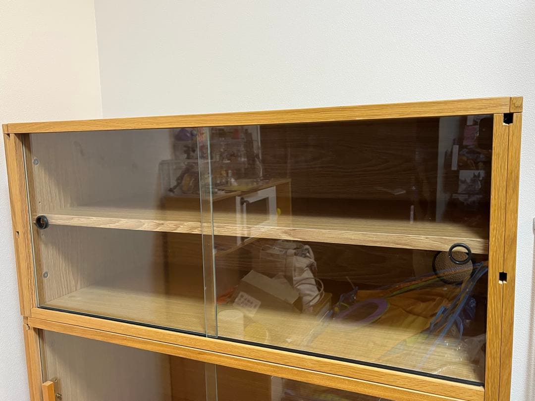 無印　ステンレスユニットシェルフ　引き戸