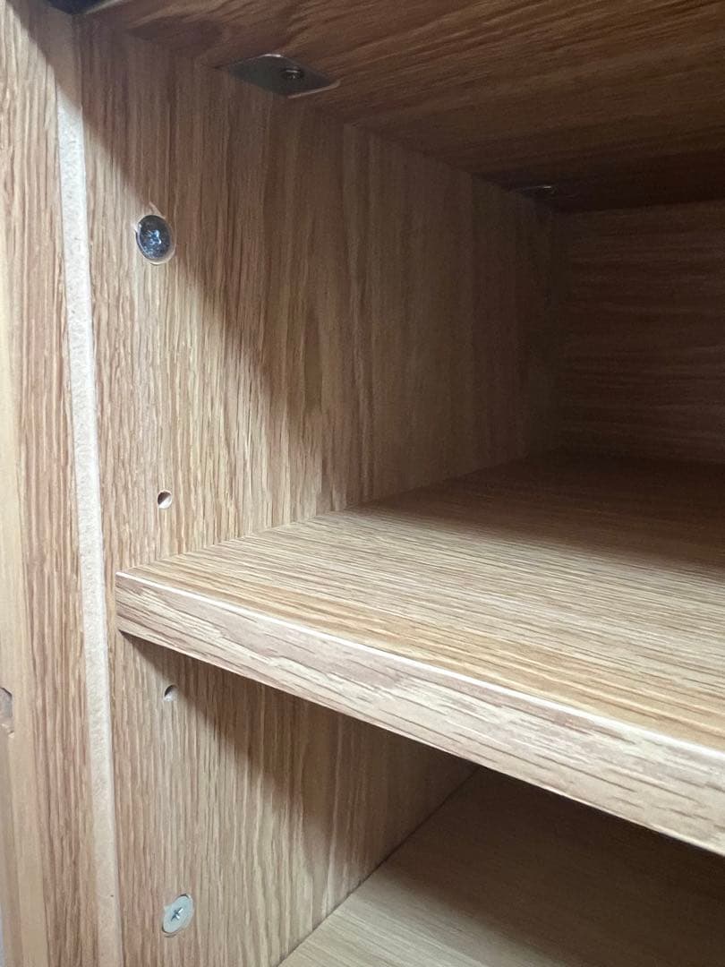 無印　ステンレスユニットシェルフ　引き戸